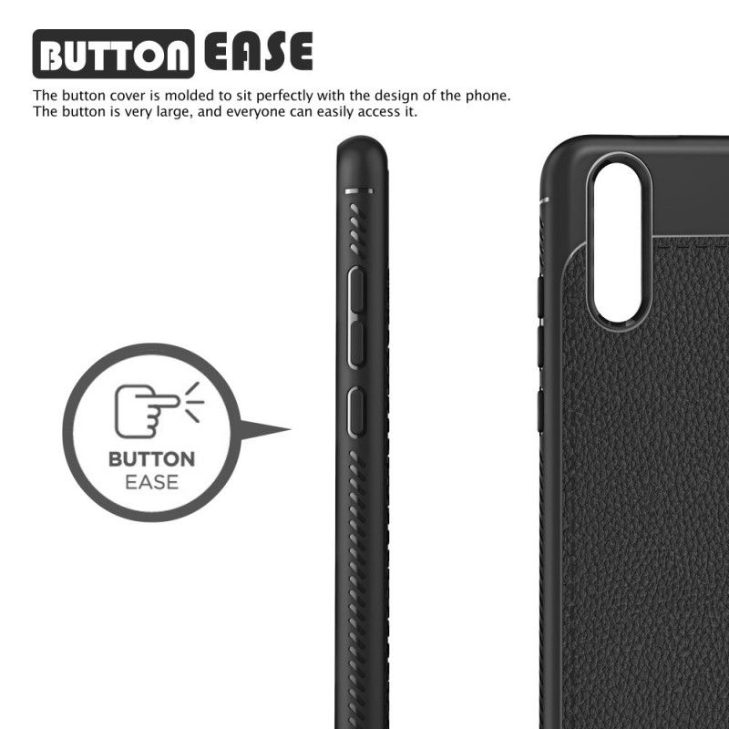 Coque Huawei P20 Pro Effet Cuir Premium