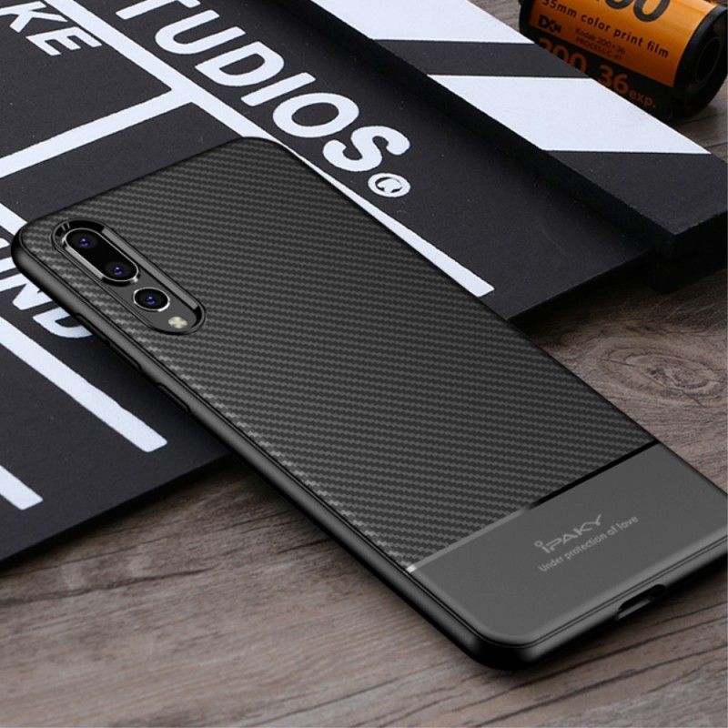 Coque Huawei P20 Pro Ipaky Fibre Carbone