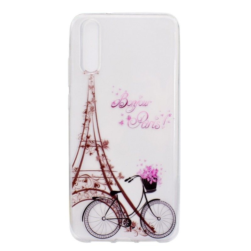 Coque Huawei P20 Pro Transparente Bonjour Paris