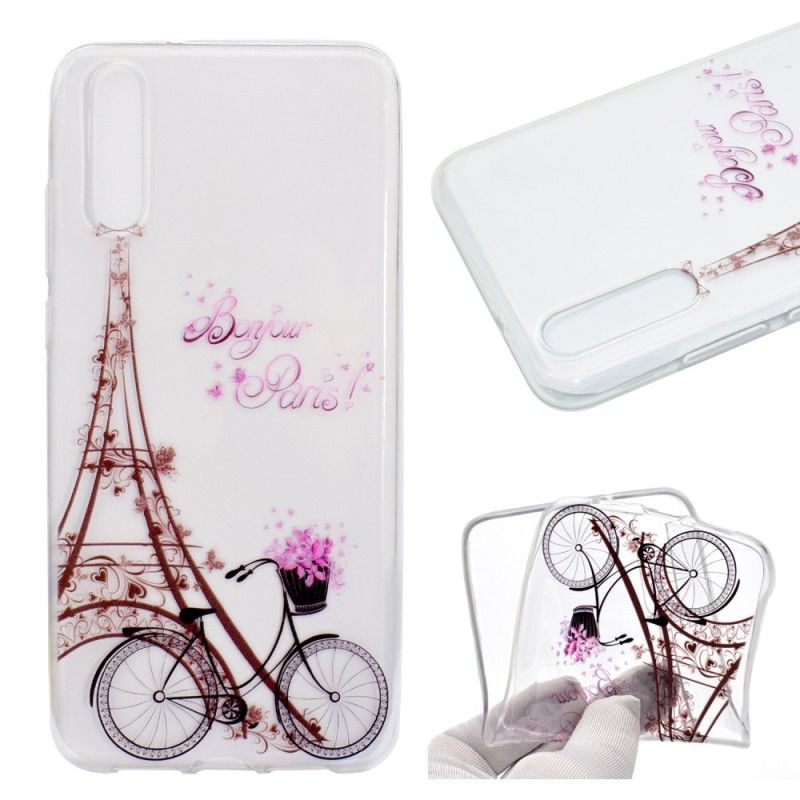 Coque Huawei P20 Pro Transparente Bonjour Paris