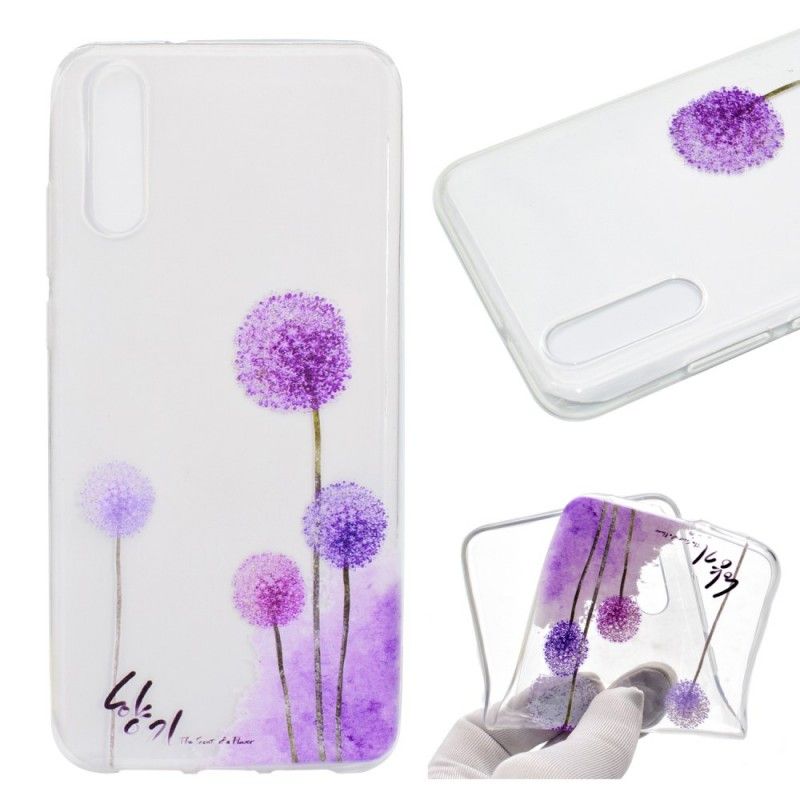 Coque Huawei P20 Pro Transparente Pissenlits Colorés