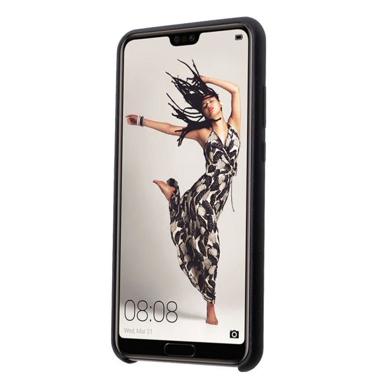 Coque Huawei P20 Silicone Liquide Premium