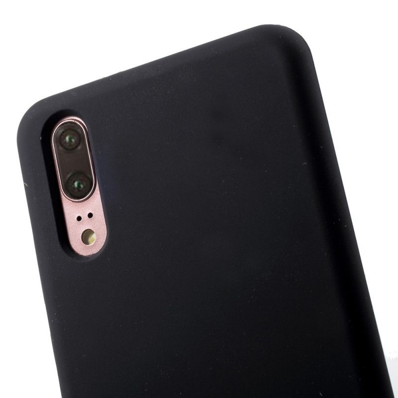 Coque Huawei P20 Silicone Liquide Premium