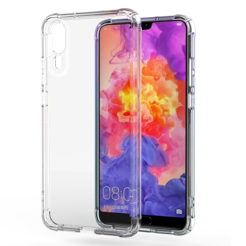 Coque Huawei P20 Transparente Leeu Coussins Protecteurs