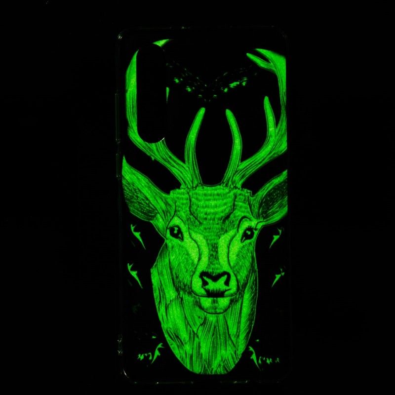 Coque Huawei P30 Cerf Majestueux Fluorescente