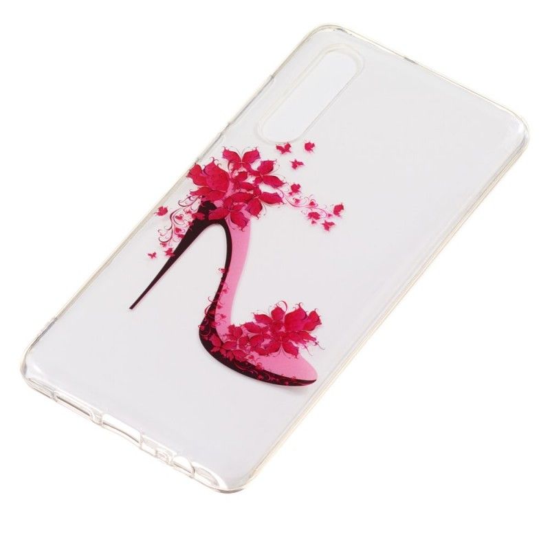 Coque Huawei P30 Escarpin Fleuri