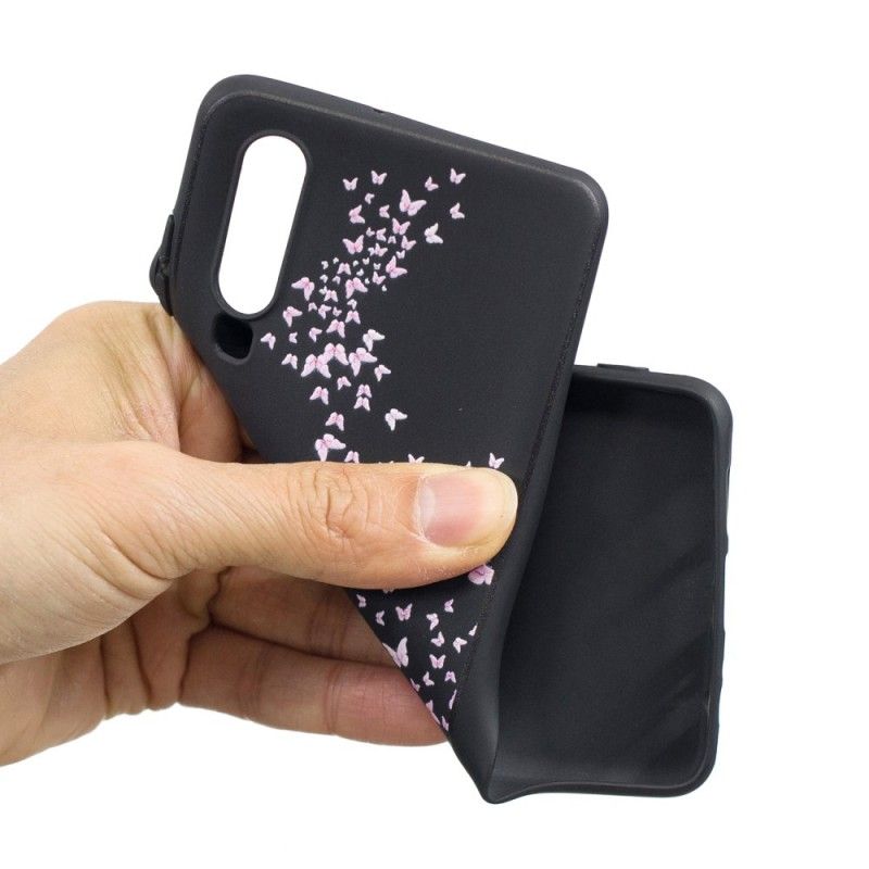 Coque Huawei P30 Femme À La Tête Fleurie