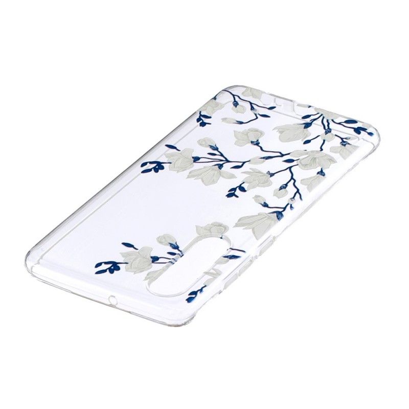 Coque Huawei P30 Fleurs Blanches