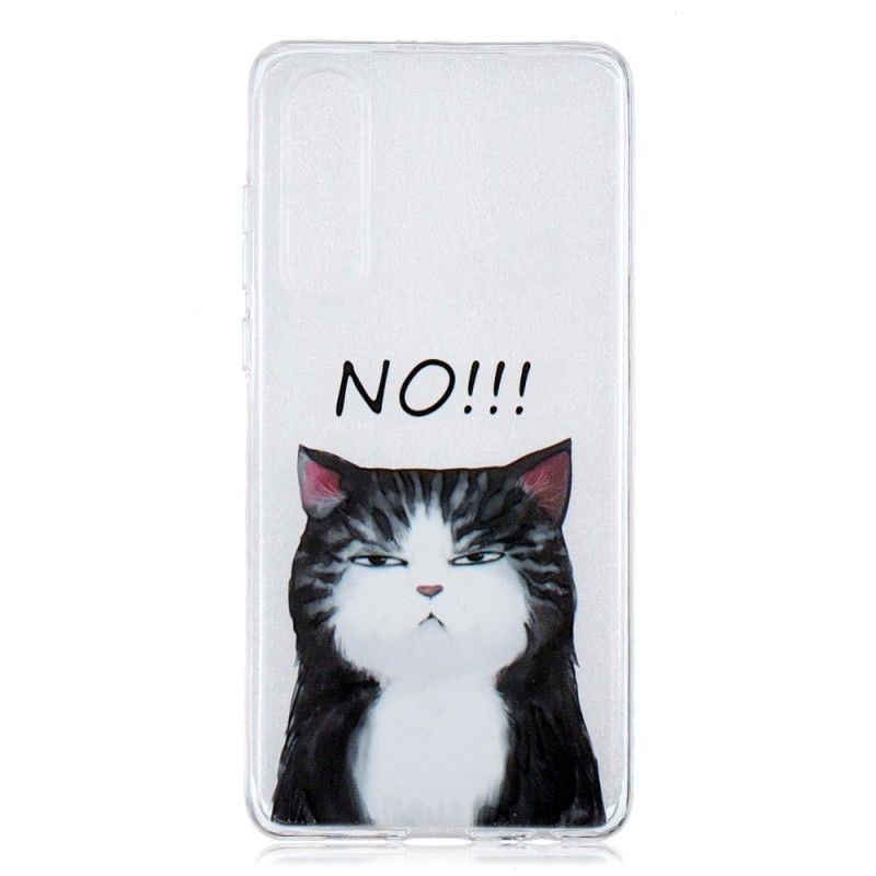 Coque Huawei P30 Le Chat Qui Dit Non