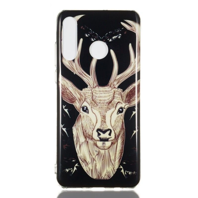 Coque Huawei P30 Lite Cerf Majestueux Fluorescente