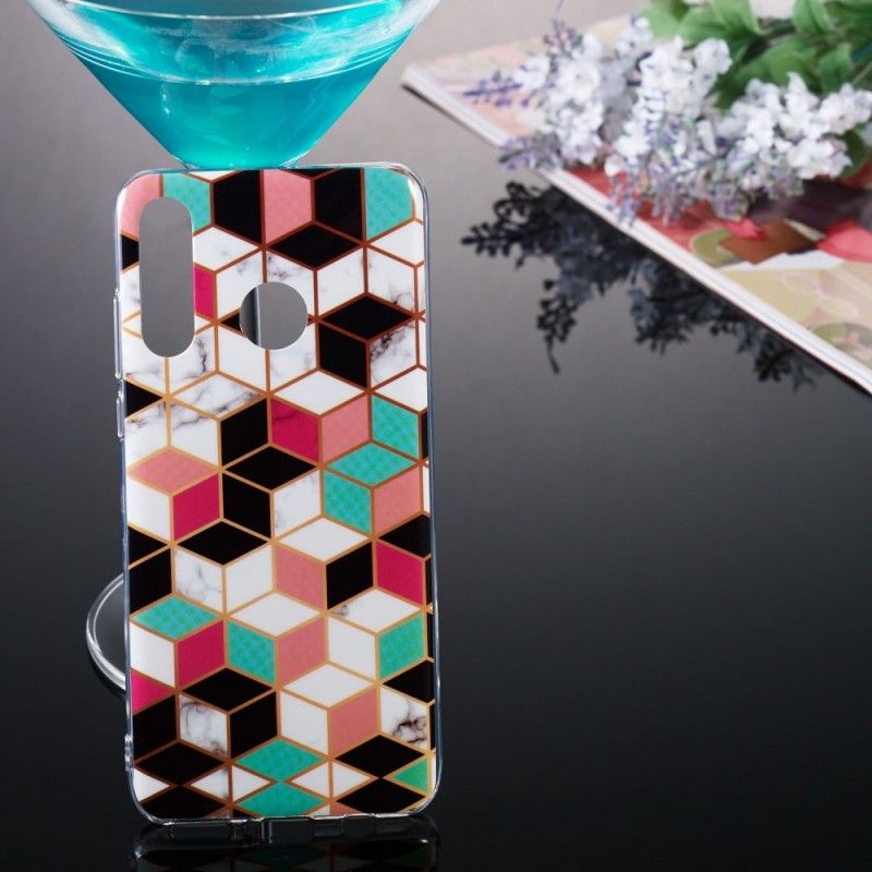 Coque Huawei P30 Lite Cubes Colorés