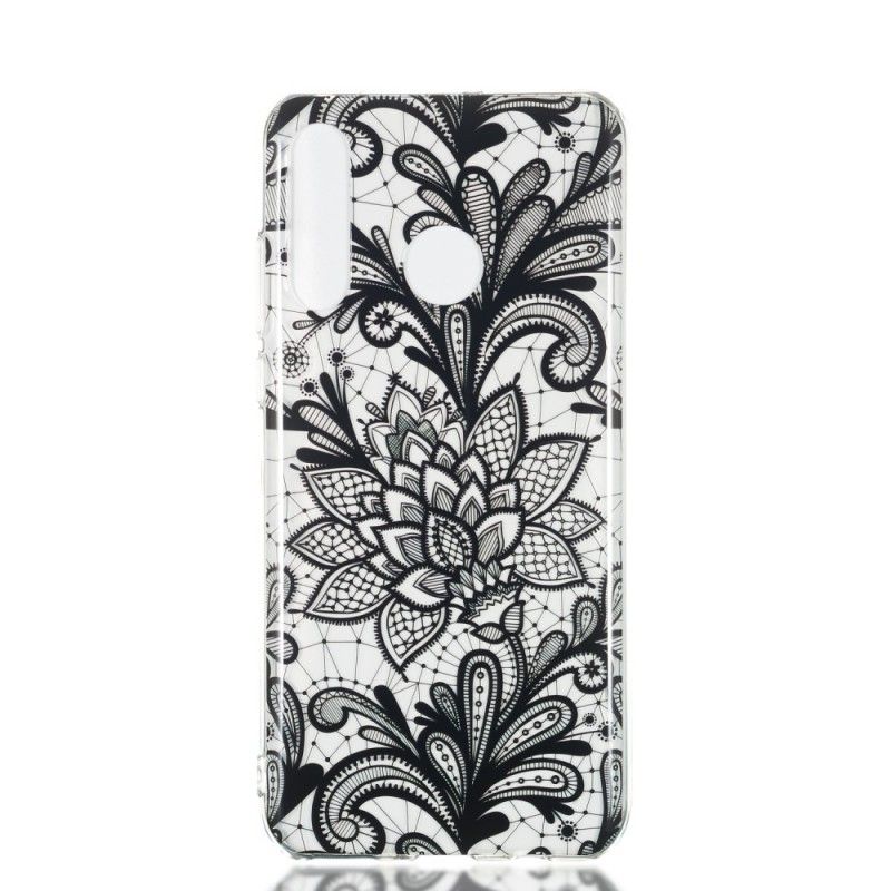 Coque Huawei P30 Lite Dentelle Noir