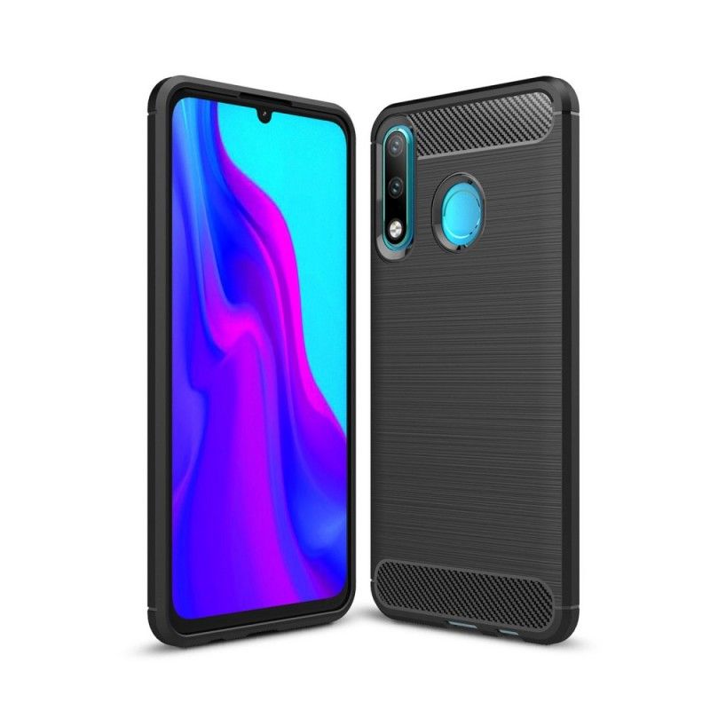 Coque Huawei P30 Lite Fibre Carbone Brossée