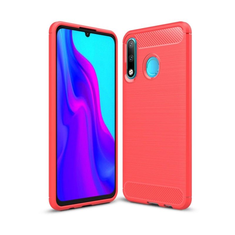 Coque Huawei P30 Lite Fibre Carbone Brossée