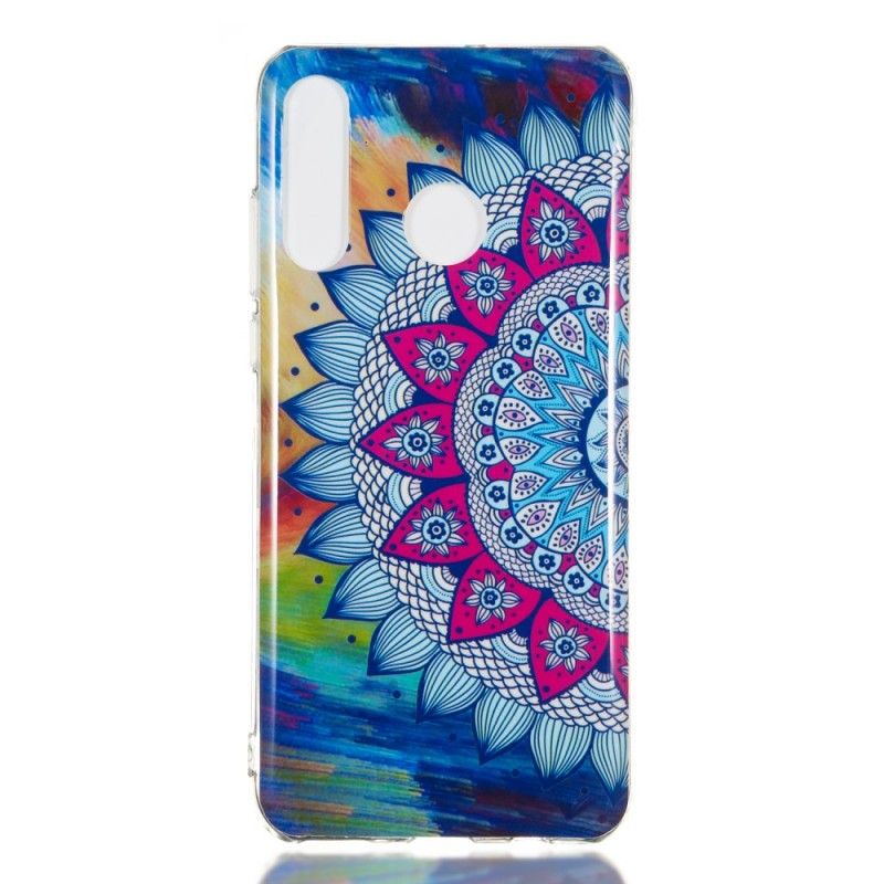 Coque Huawei P30 Lite Mandala Coloré Fluorescente