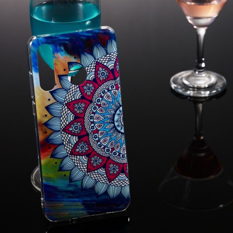 Coque Huawei P30 Lite Mandala Coloré Fluorescente