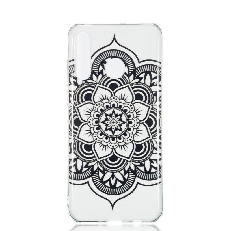 Coque Huawei P30 Lite Mandala Noir Art