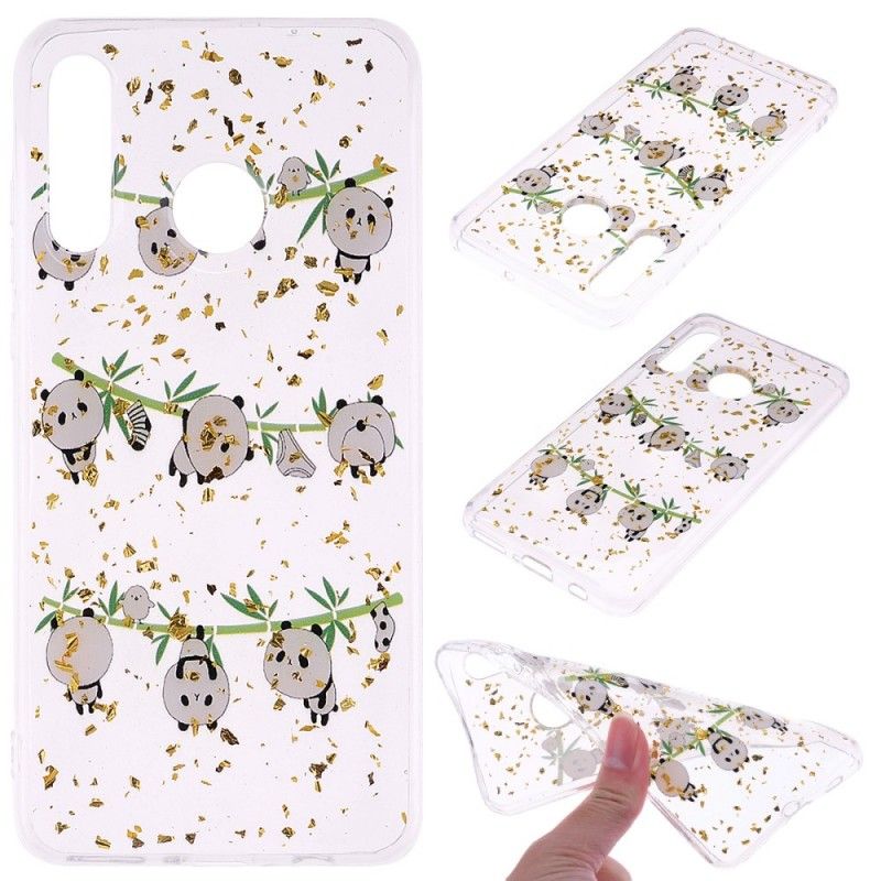 Coque Huawei P30 Lite Pandas Sur La Corde À Linge