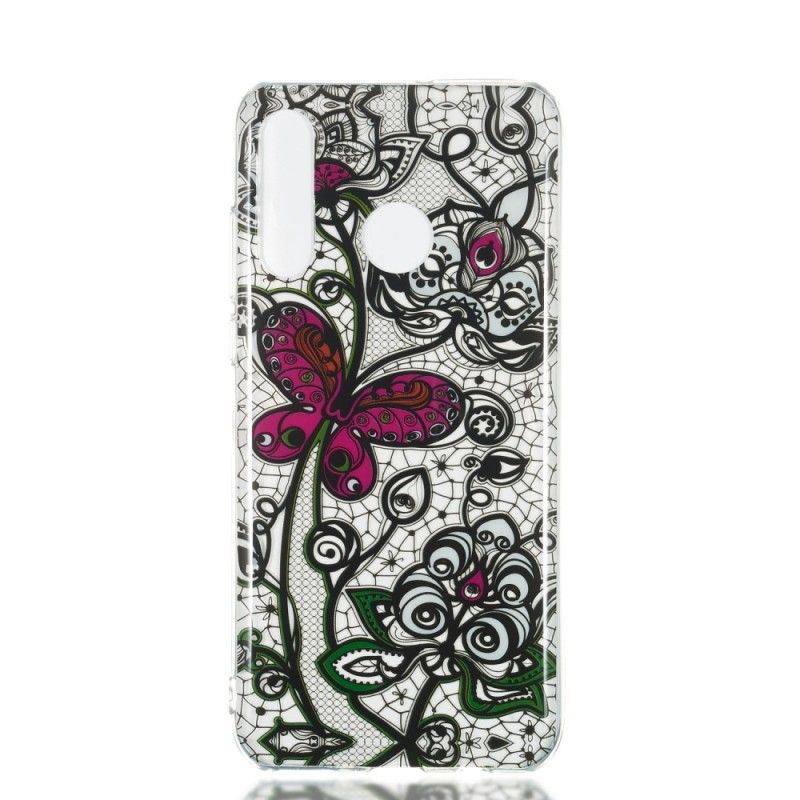 Coque Huawei P30 Lite Papillon Et Dentelle