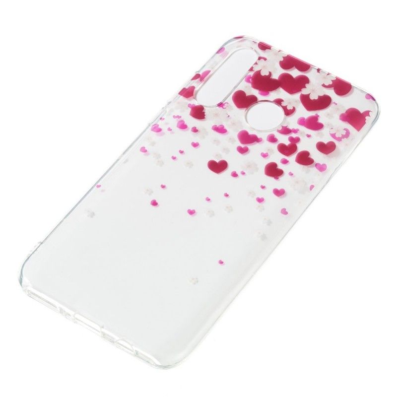 Coque Huawei P30 Lite Pluie De Coeurs