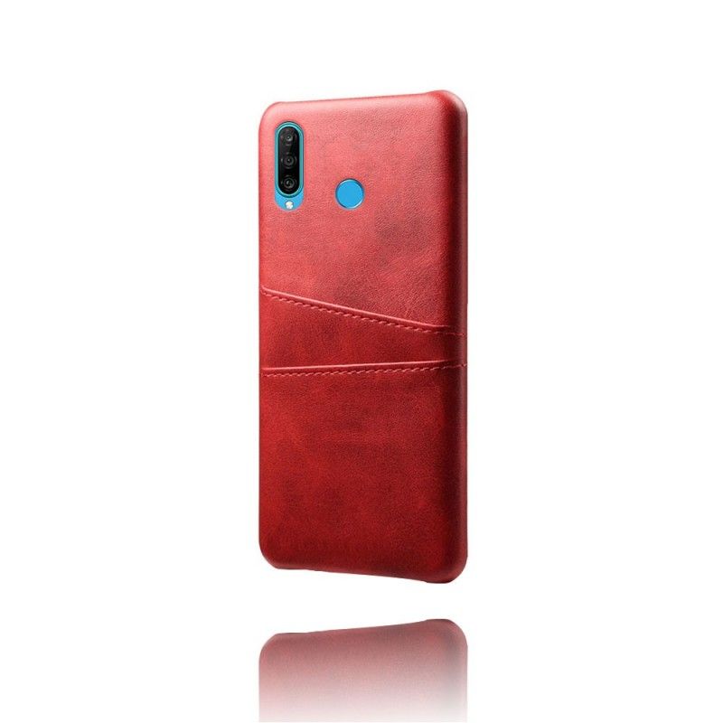 Coque Huawei P30 Lite Porte Cartes Effet Cuir