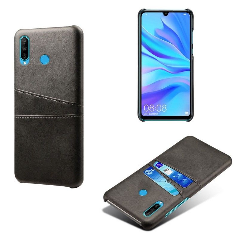 Coque Huawei P30 Lite Porte Cartes Effet Cuir