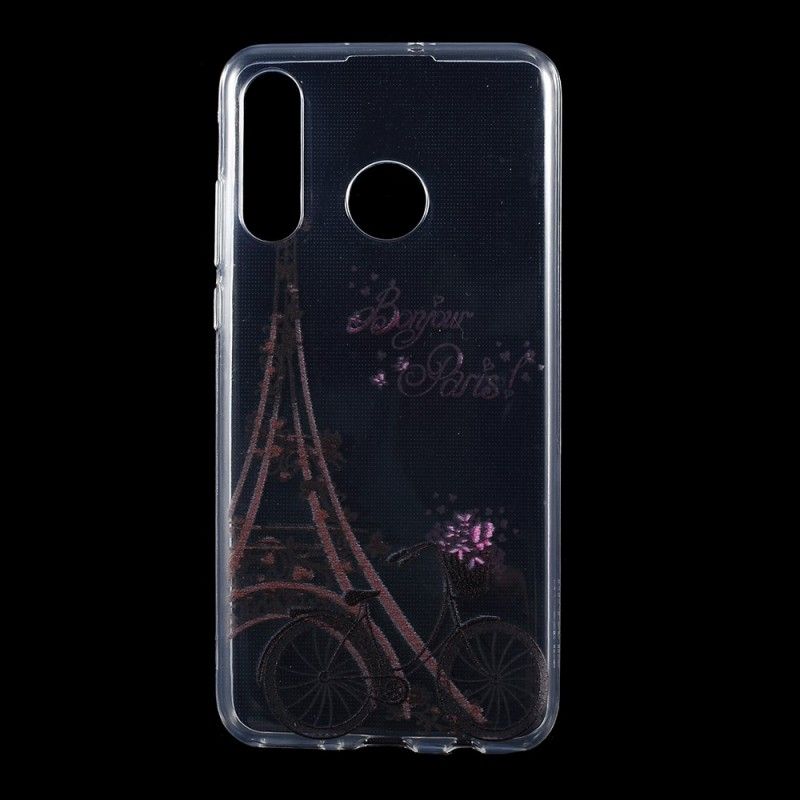 Coque Huawei P30 Lite Transparente Bonjour Paris