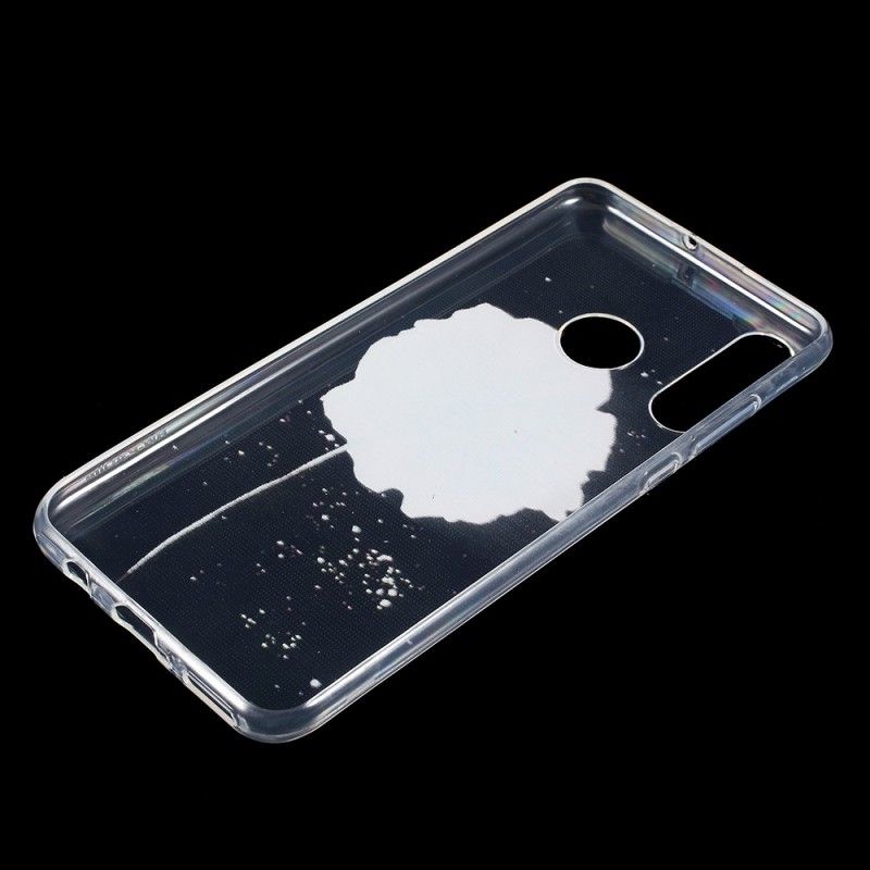 Coque Huawei P30 Lite Transparente Coquelicot Aquarelle