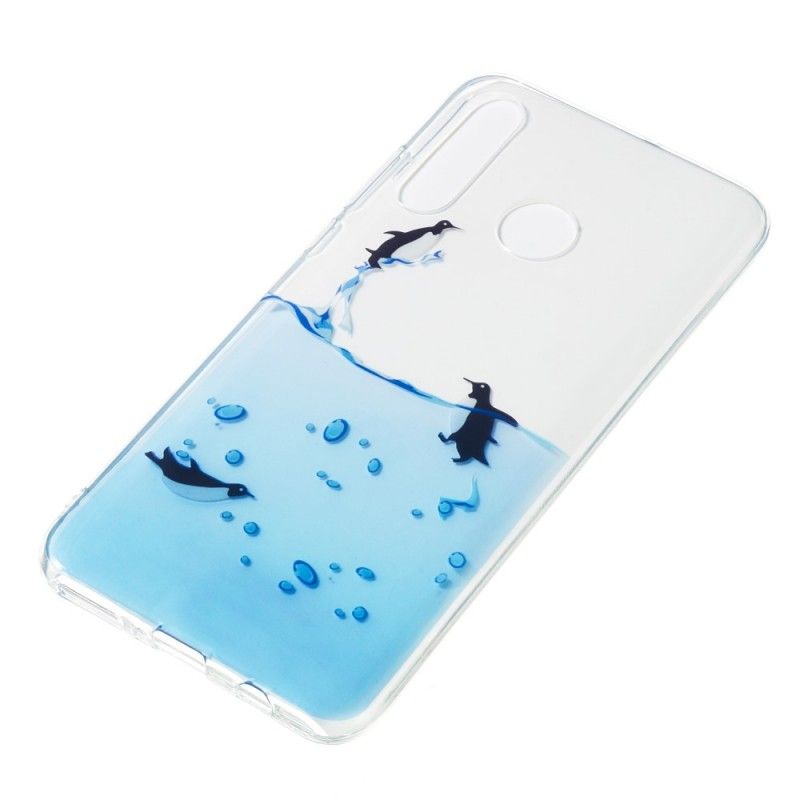 Coque Huawei P30 Lite Transparente Jeu De Pingouins