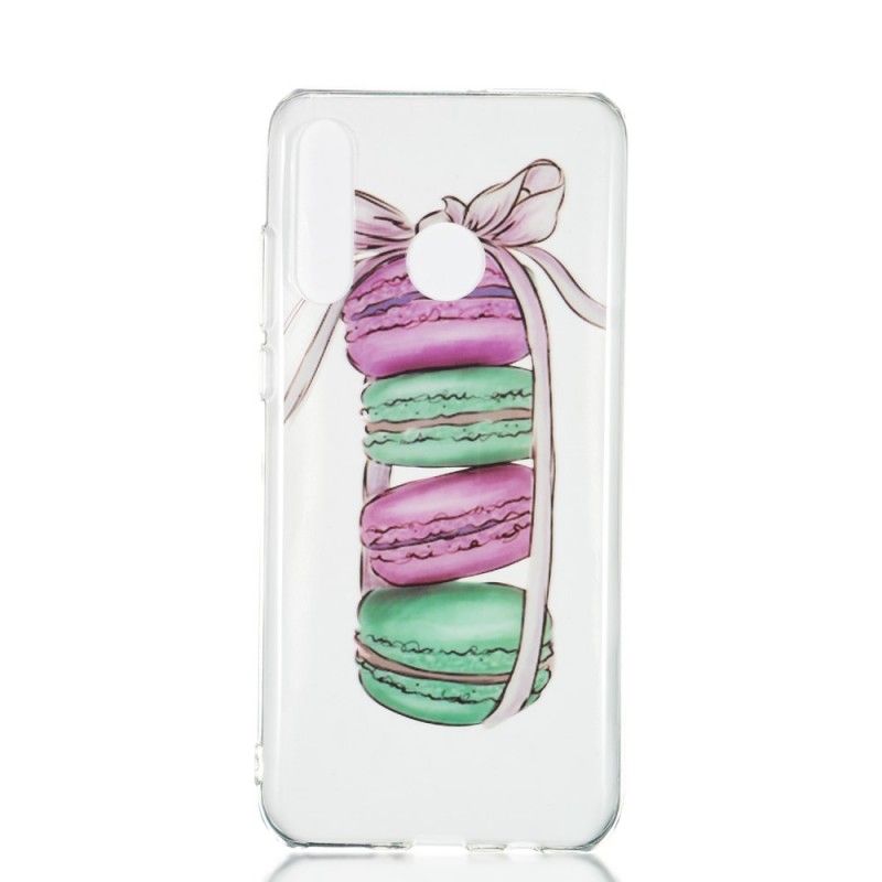 Coque Huawei P30 Lite Transparente Macarons Gourmands