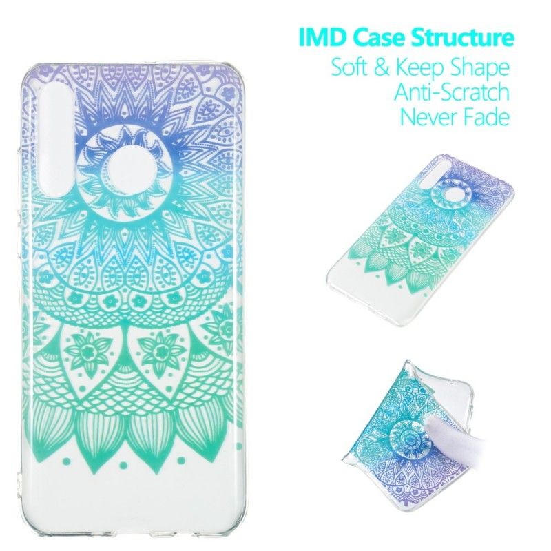 Coque Huawei P30 Lite Transparente Mandala Coloré