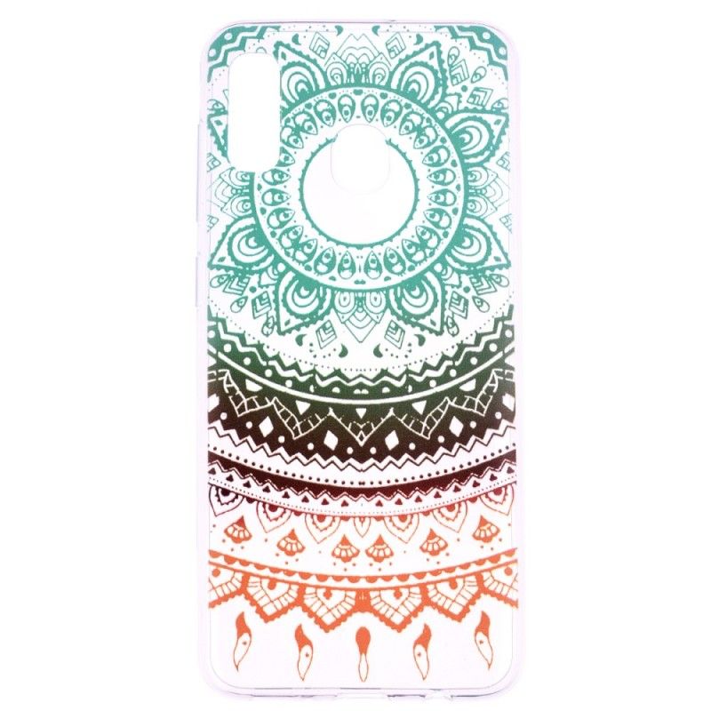 Coque Huawei P30 Lite Transparente Mandala Coloré