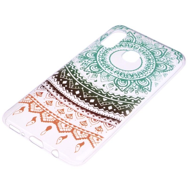 Coque Huawei P30 Lite Transparente Mandala Coloré