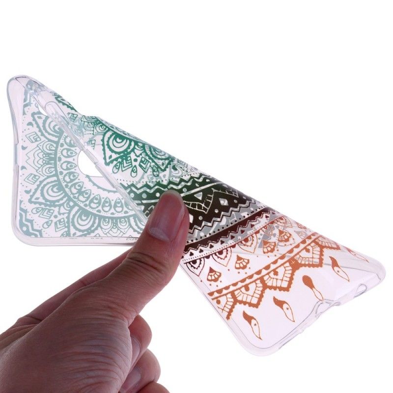 Coque Huawei P30 Lite Transparente Mandala Coloré