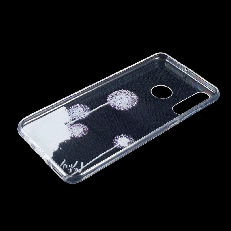 Coque Huawei P30 Lite Transparente Pissenlits Colorés