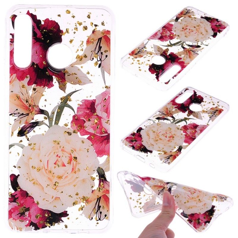 Coque Huawei P30 Lite Transparente Superbes Bouquets