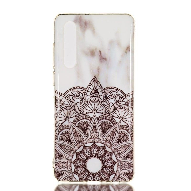 Coque Huawei P30 Mandala Marbré