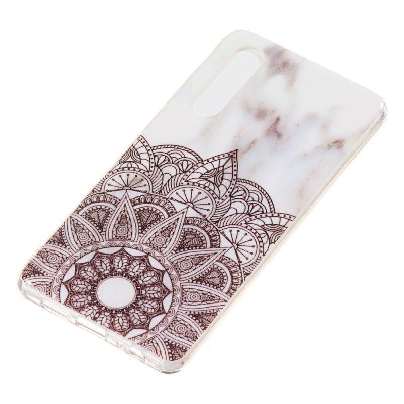 Coque Huawei P30 Mandala Marbré