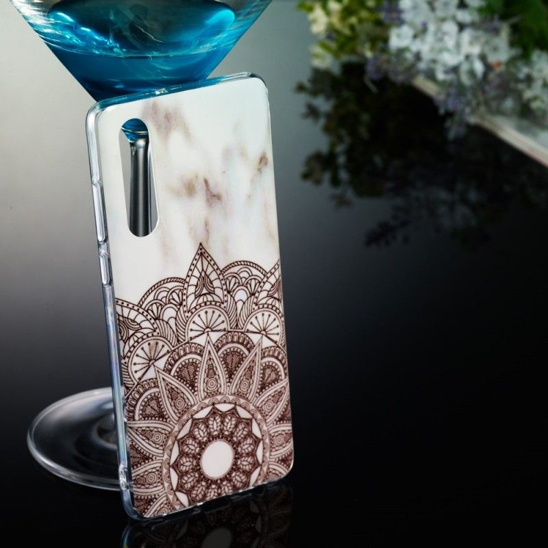 Coque Huawei P30 Mandala Marbré