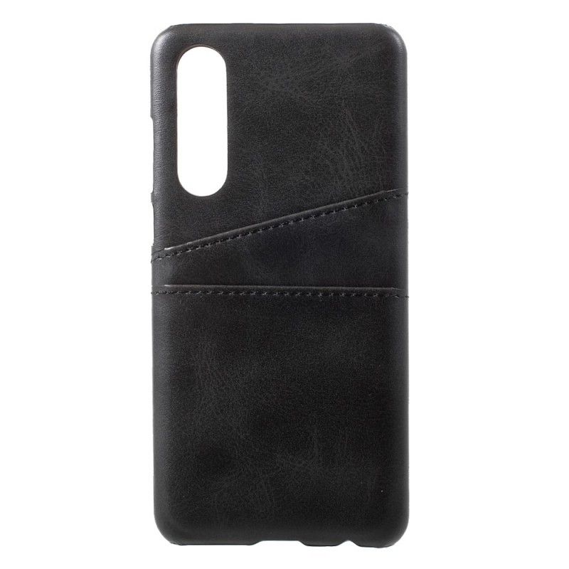 Coque Huawei P30 Porte Cartes Effet Cuir