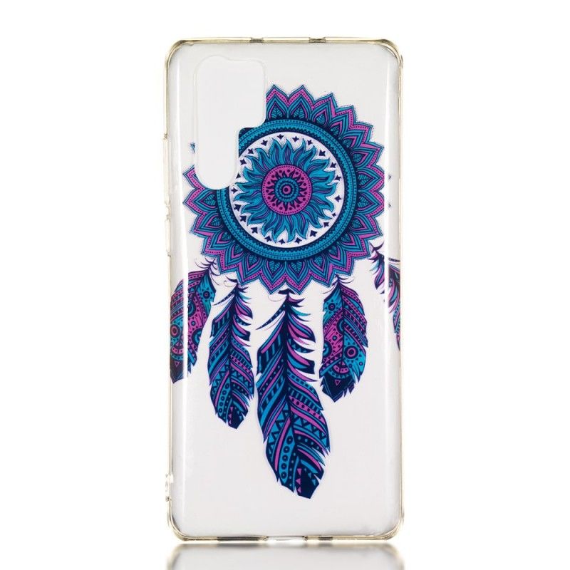 Coque Huawei P30 Pro Attrape Rêves Plumes Bleues