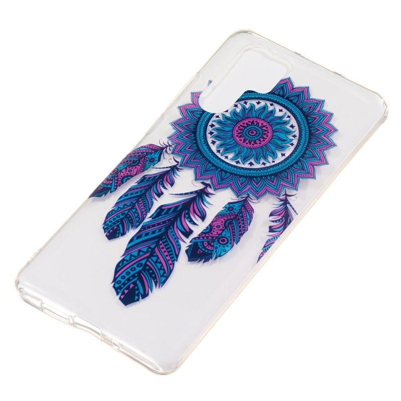 Coque Huawei P30 Pro Attrape Rêves Plumes Bleues