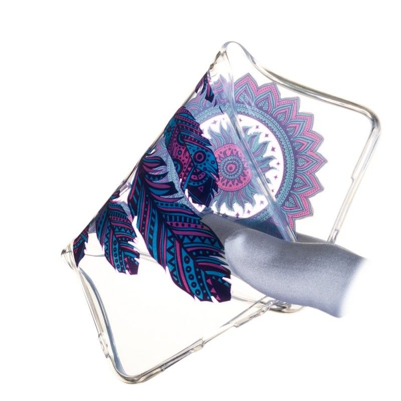 Coque Huawei P30 Pro Attrape Rêves Plumes Bleues