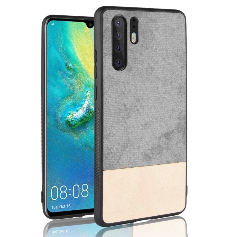 Coque Huawei P30 Pro Bicolore Simili Cuir