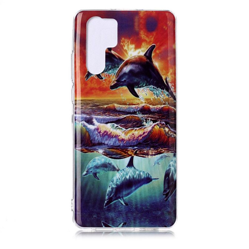 Coque Huawei P30 Pro Dauphins En Liberté