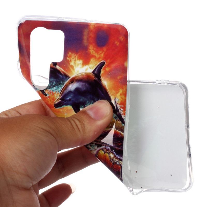 Coque Huawei P30 Pro Dauphins En Liberté