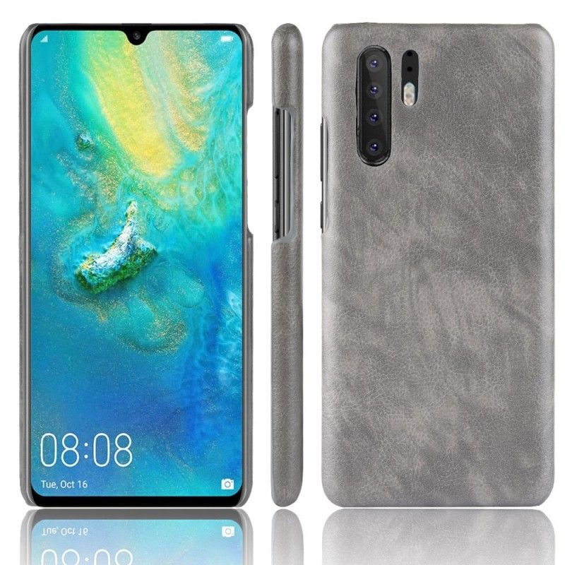 Coque Huawei P30 Pro Effet Cuir Litchi Performance