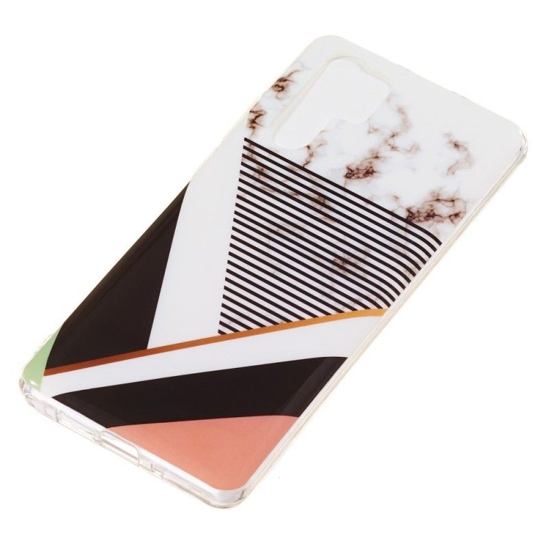 Coque Huawei P30 Pro Effet Marbre Geométrie Line