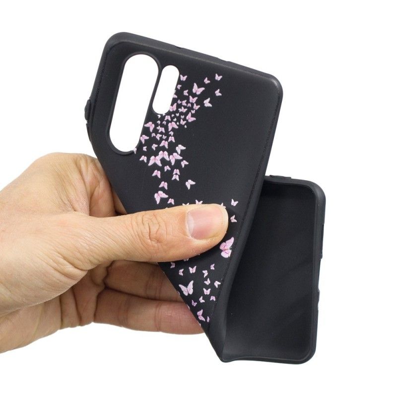 Coque Huawei P30 Pro Femme À La Tête Fleurie