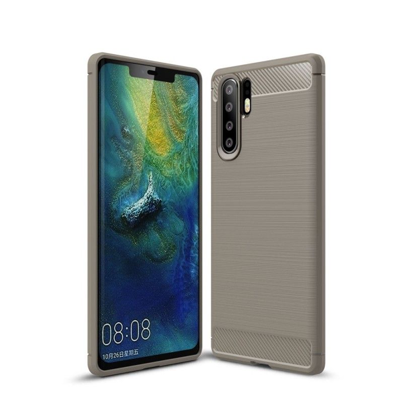 Coque Huawei P30 Pro Fibre Carbone Brossée